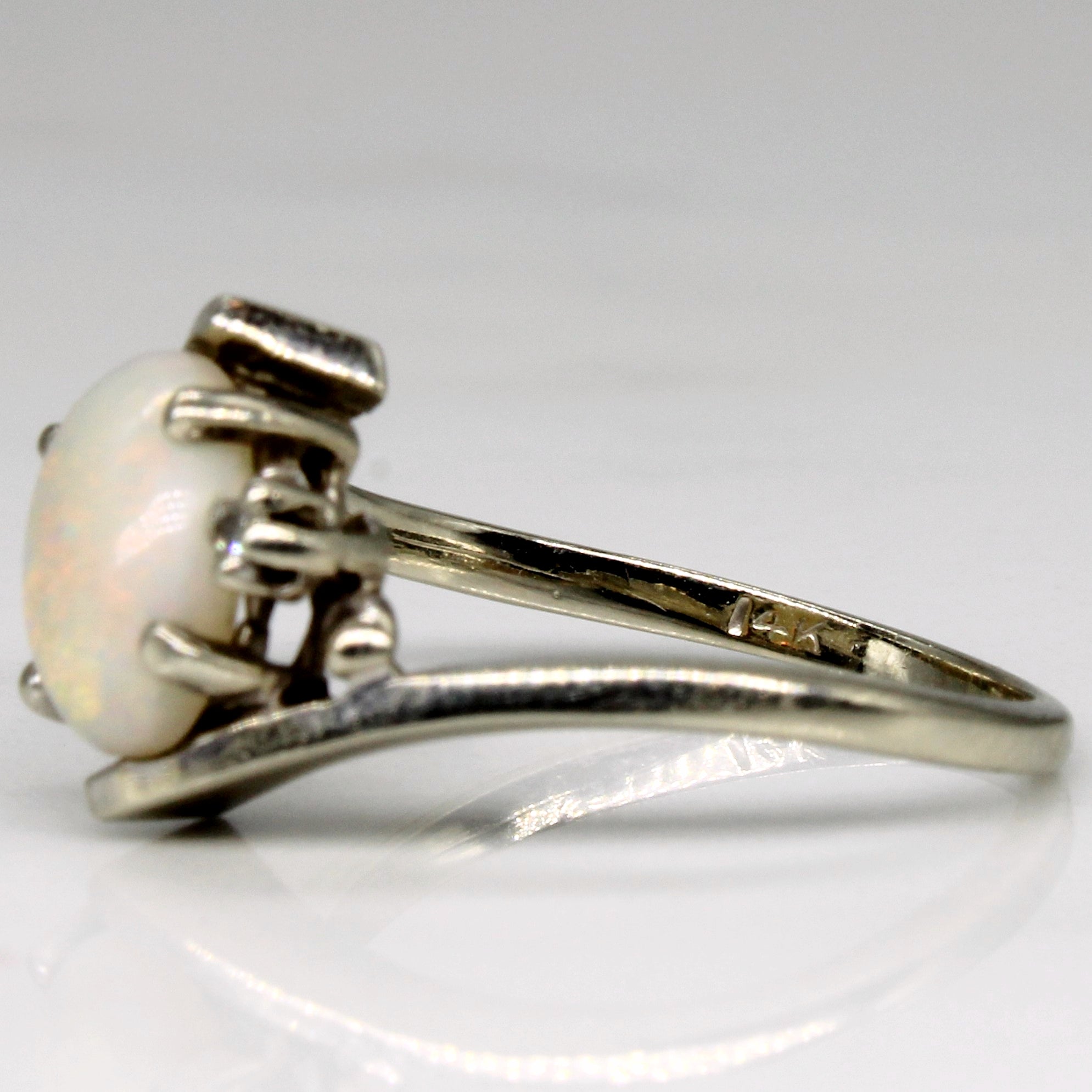 Opal & Diamond Cocktail Ring | 0.83ct, 0.01ctw | SZ 5.25 |