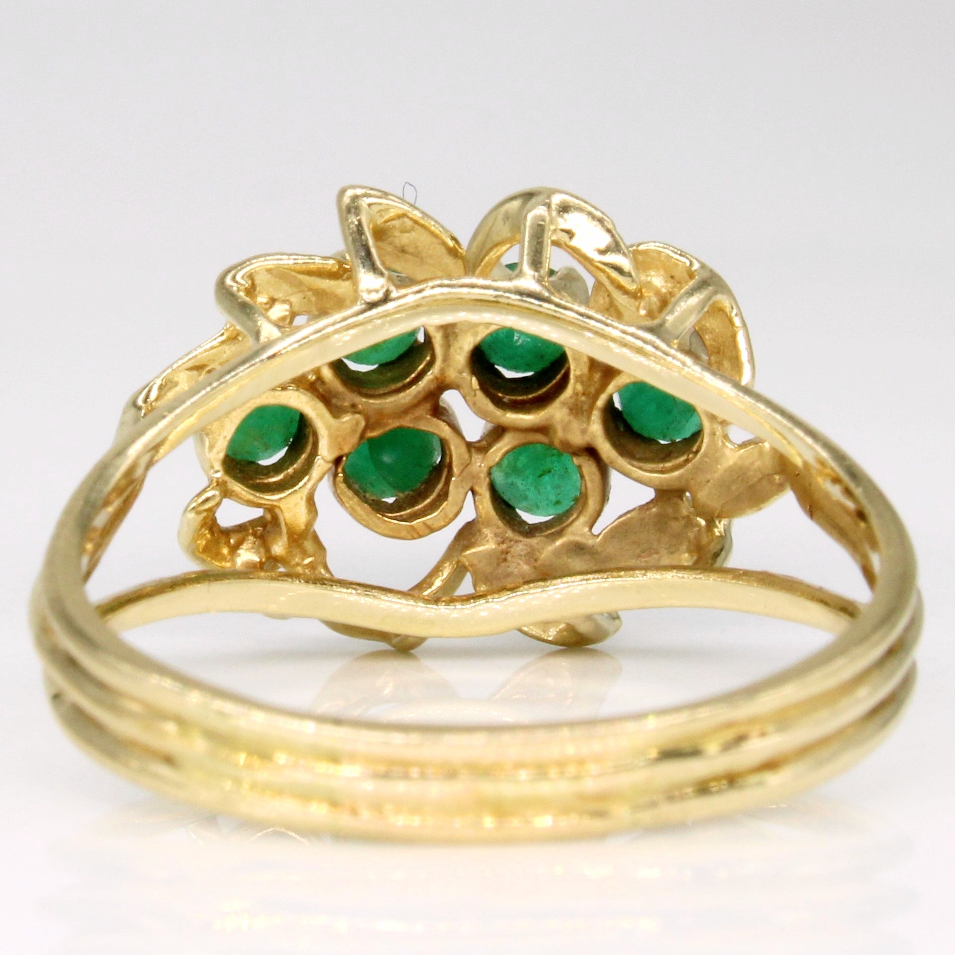 Emerald Cocktail Ring | 0.45ctw | SZ 7.25 |