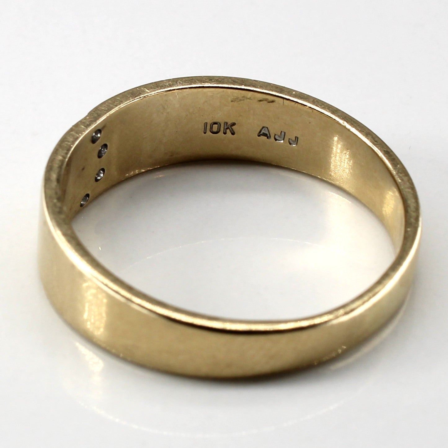 Diamond Solid Gold Band | 0.06ctw | SZ 12.75 |