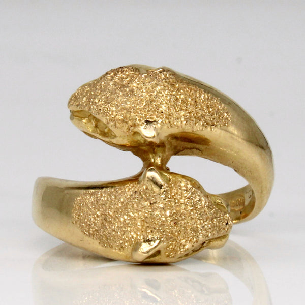 18k Yellow Gold Panther Ring | SZ 7.5 |