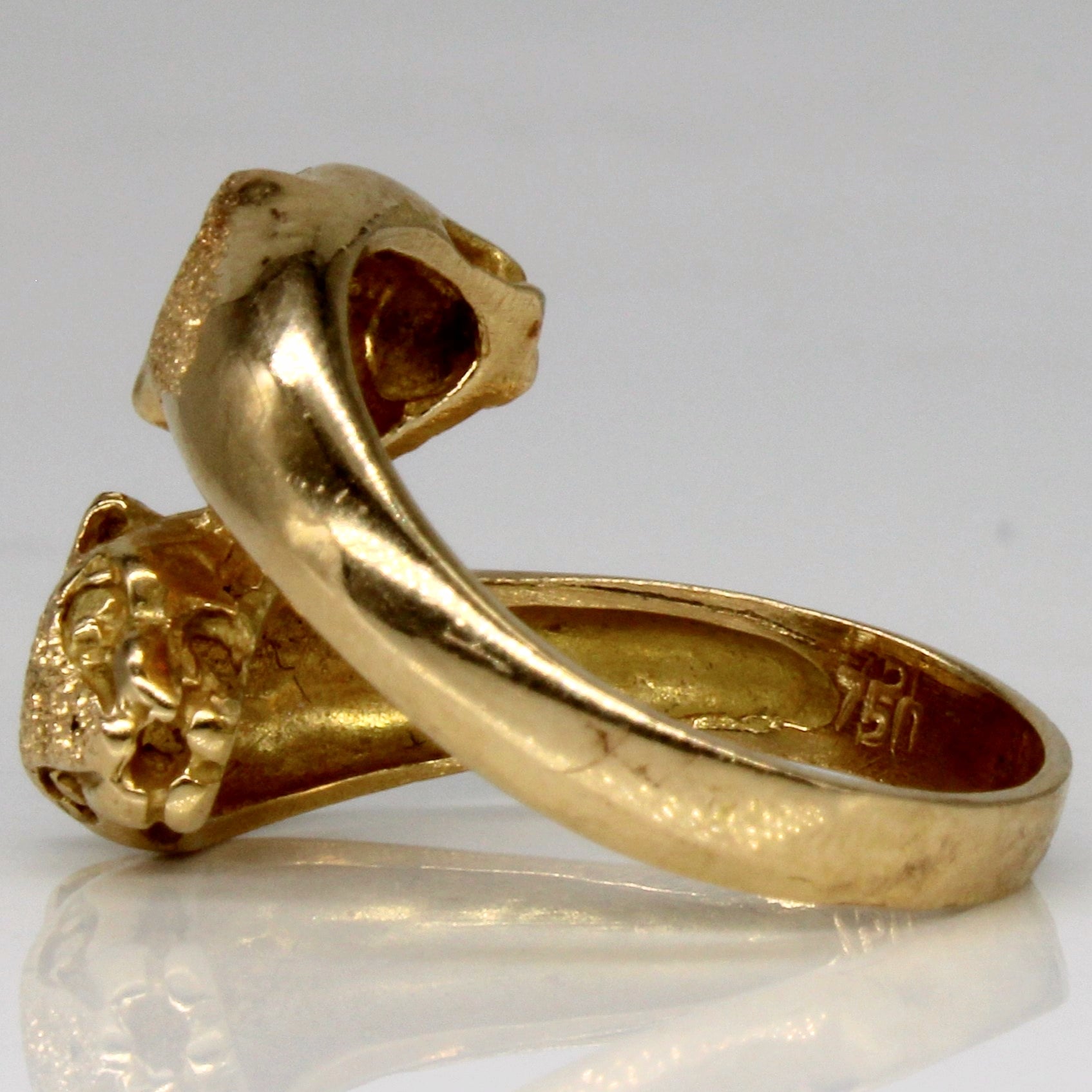 18k Yellow Gold Panther Ring | SZ 7.5 |