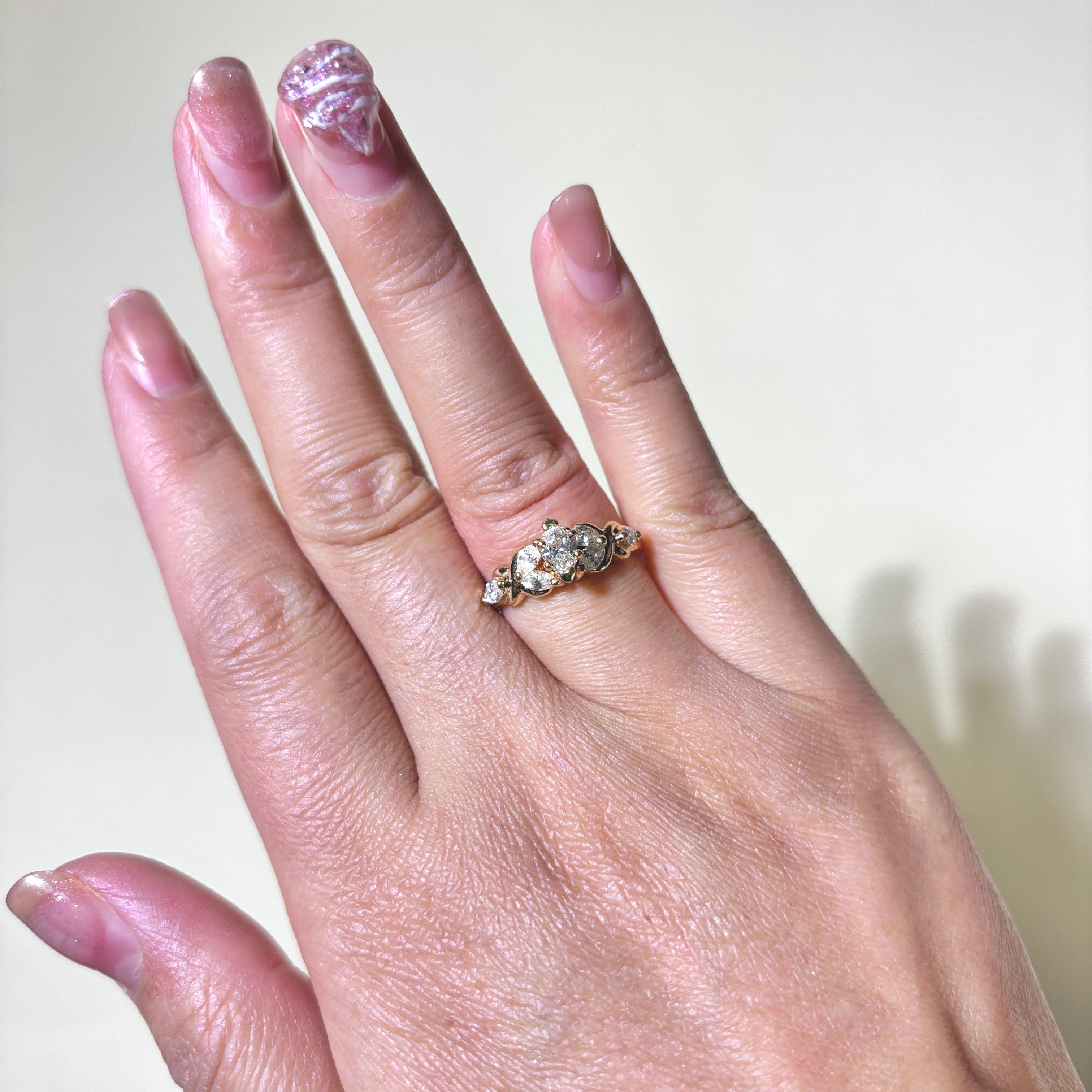 14K Yellow Gold Marquise Cut Diamond Ring | 0.97ctw | SZ 6.75