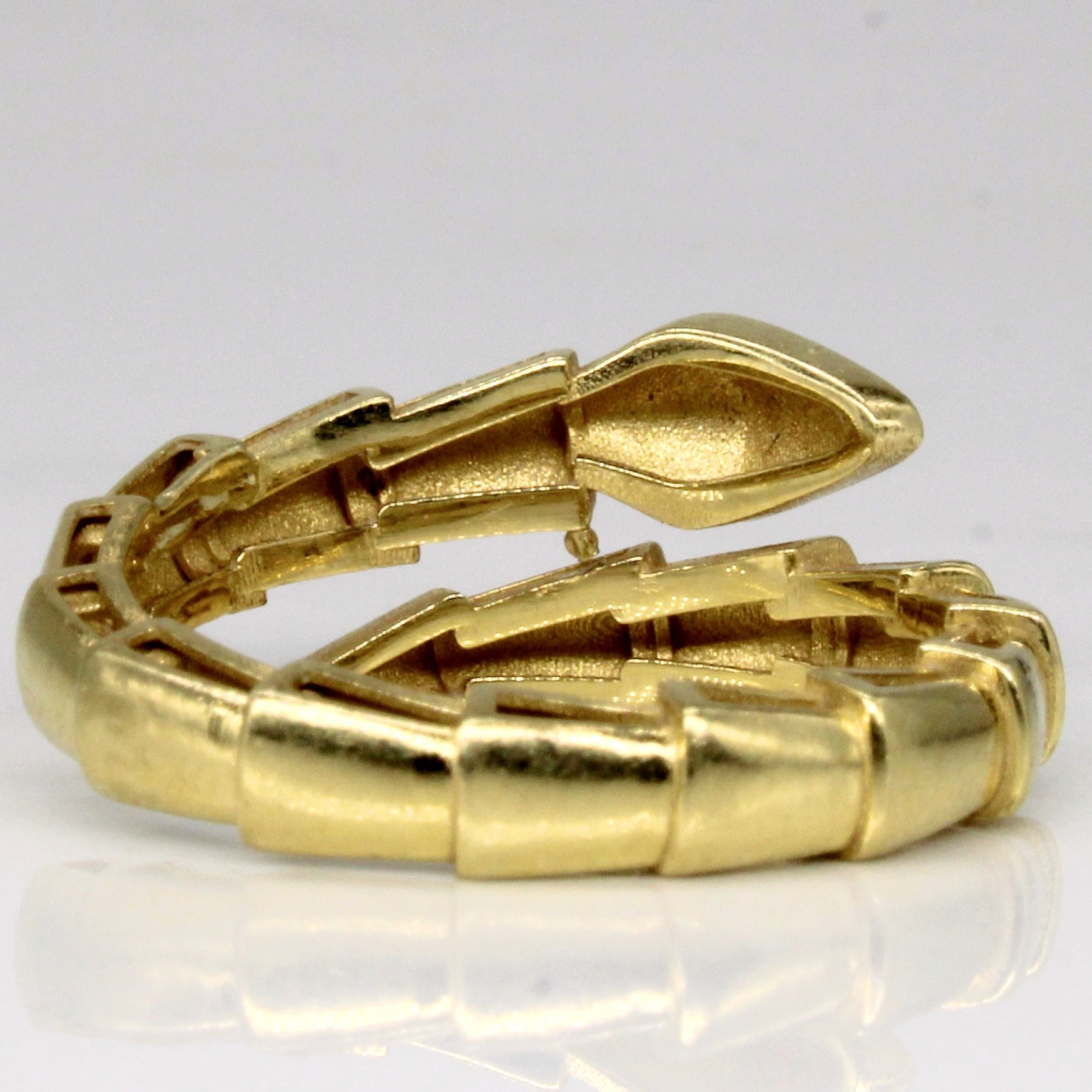18k Yellow Gold Snake Ring | SZ 8.25 |