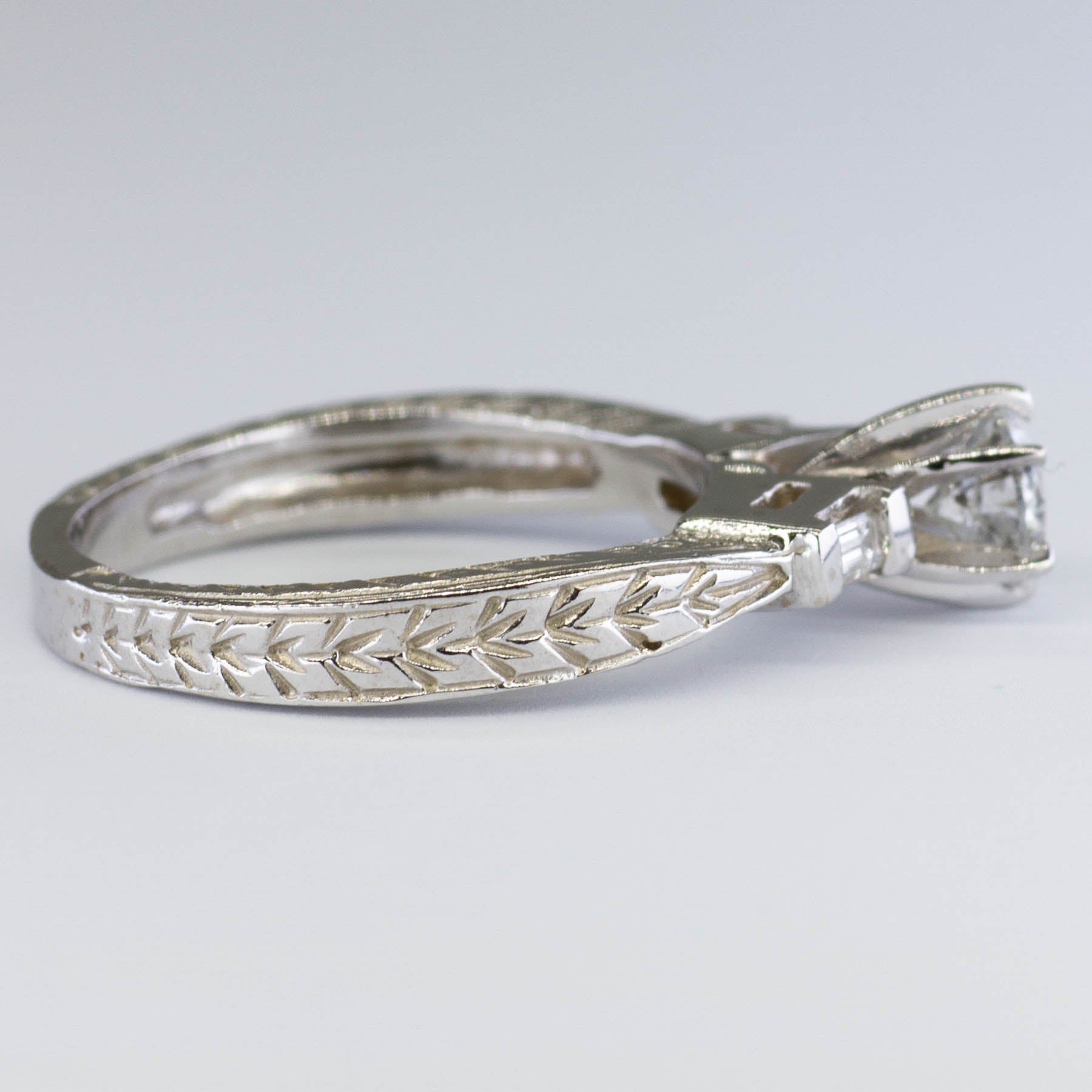 Three Stone Diamond Engagement Ring | 0.48ctw | SZ 6.25 |