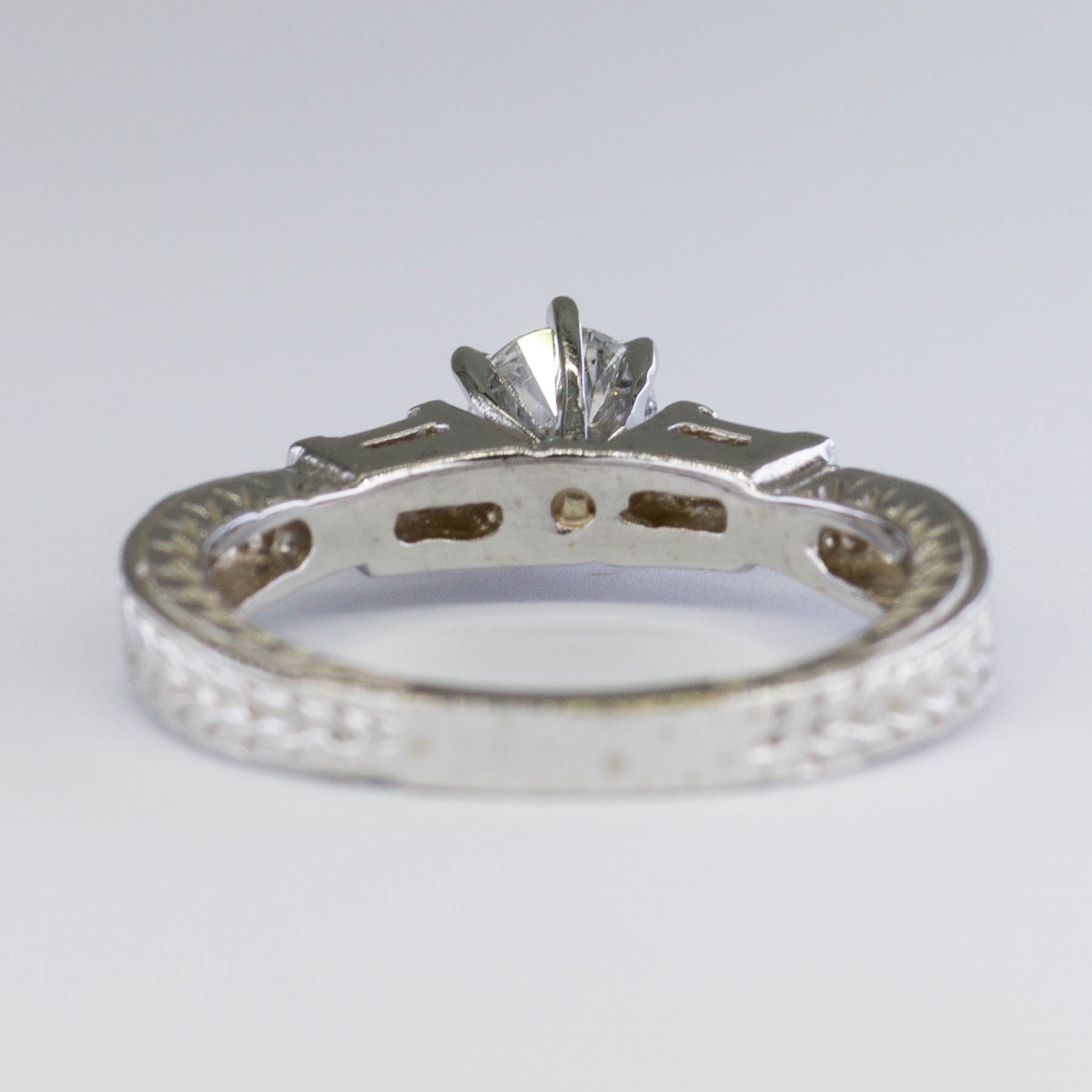 Three Stone Diamond Engagement Ring | 0.48ctw | SZ 6.25 |