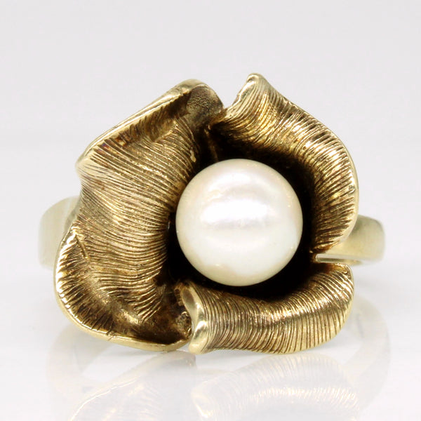 Pearl Flower Ring | SZ 5 |