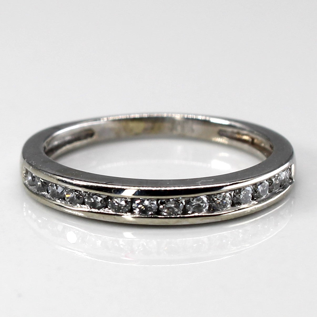 Alliance sertie de diamants en canal | 0,21 ct | Taille 4 | 