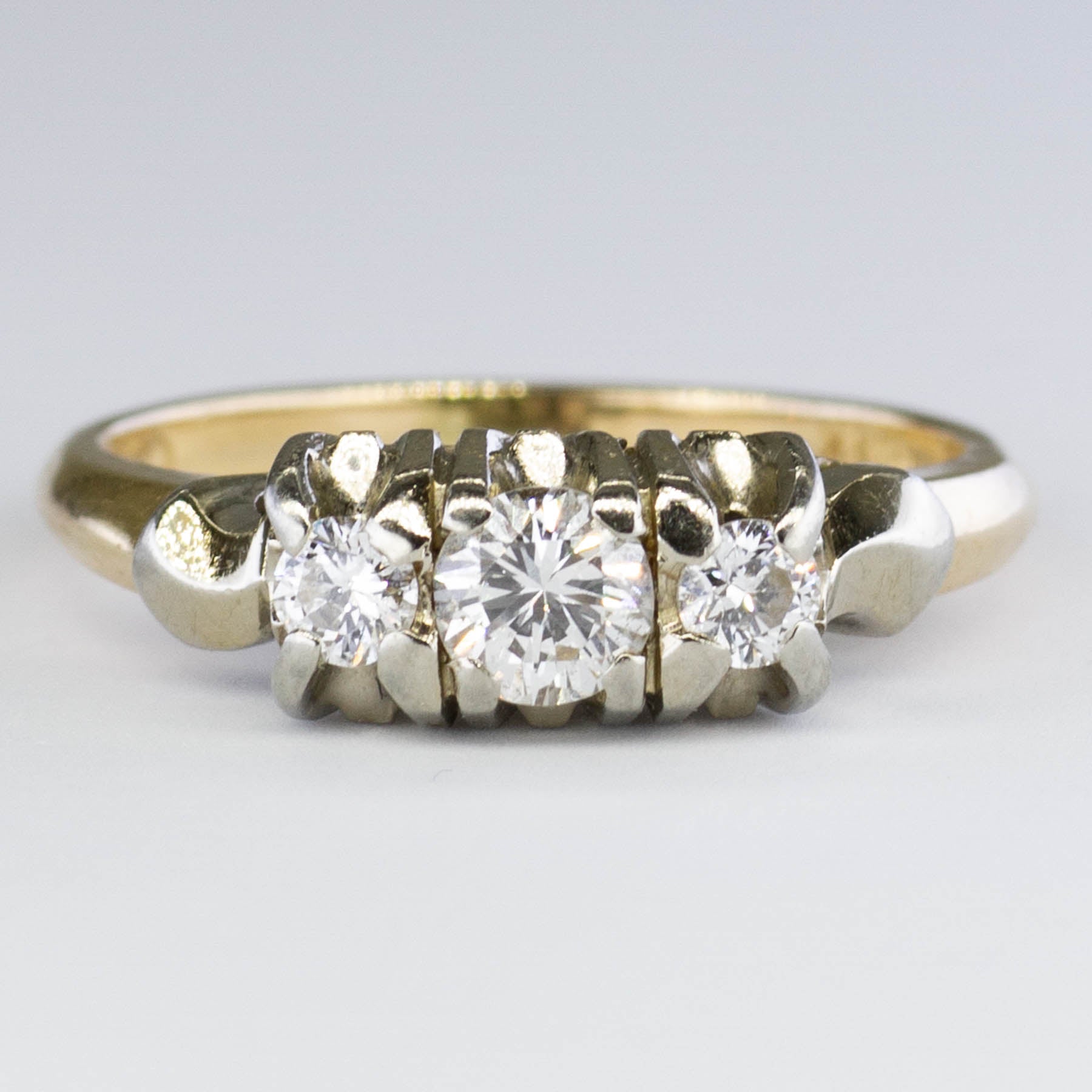 Three Stone Diamond Ring | 0.37ctw | SZ 5 |