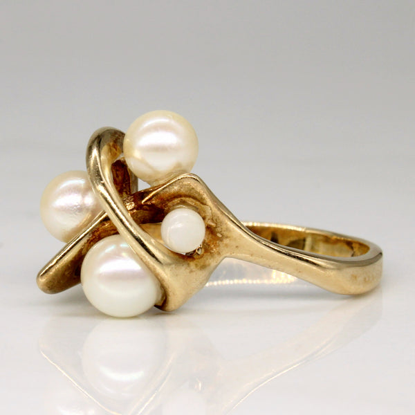 Abstract Pearl Ring | SZ 8.75 |