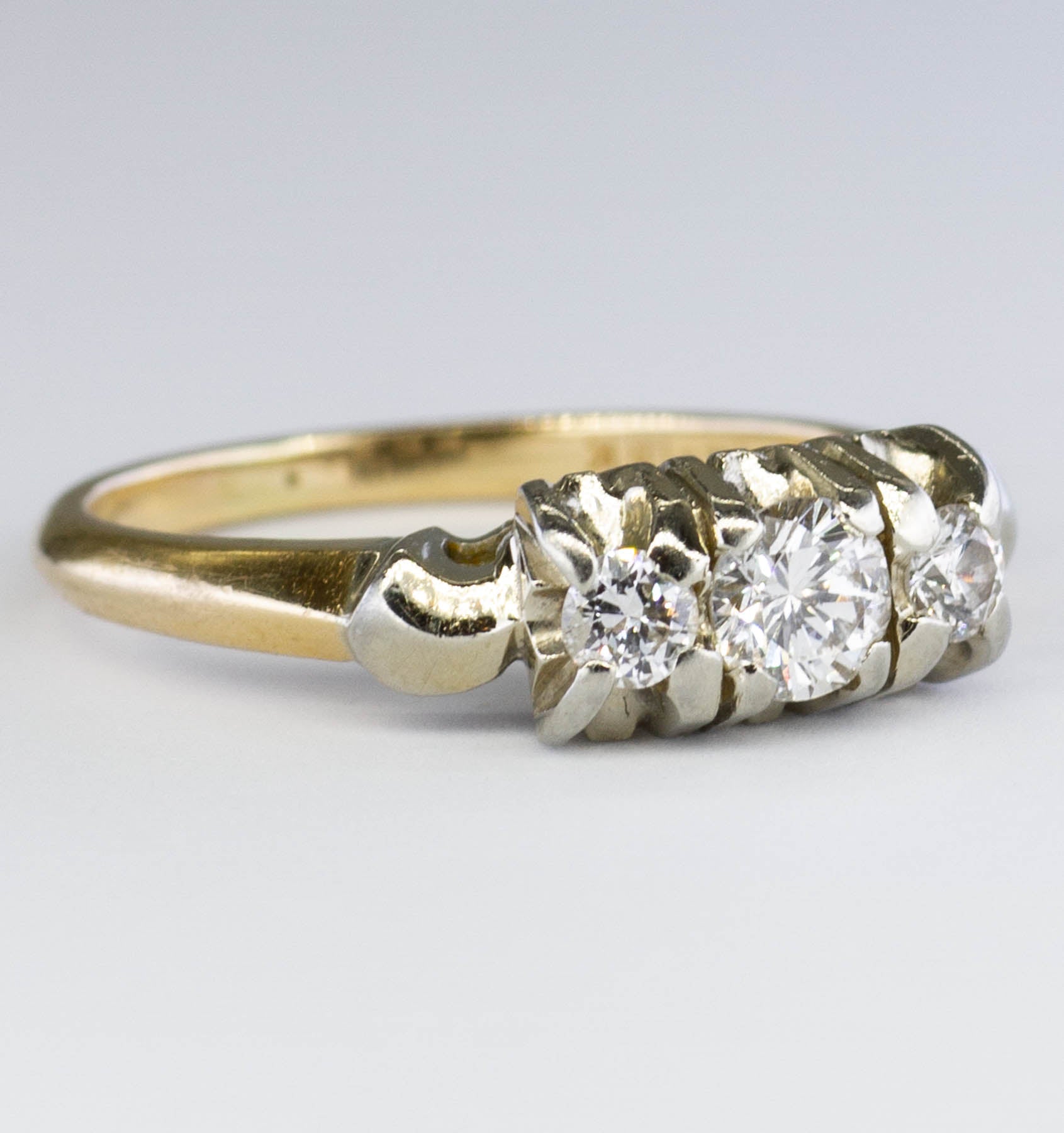 Three Stone Diamond Ring | 0.37ctw | SZ 5 |