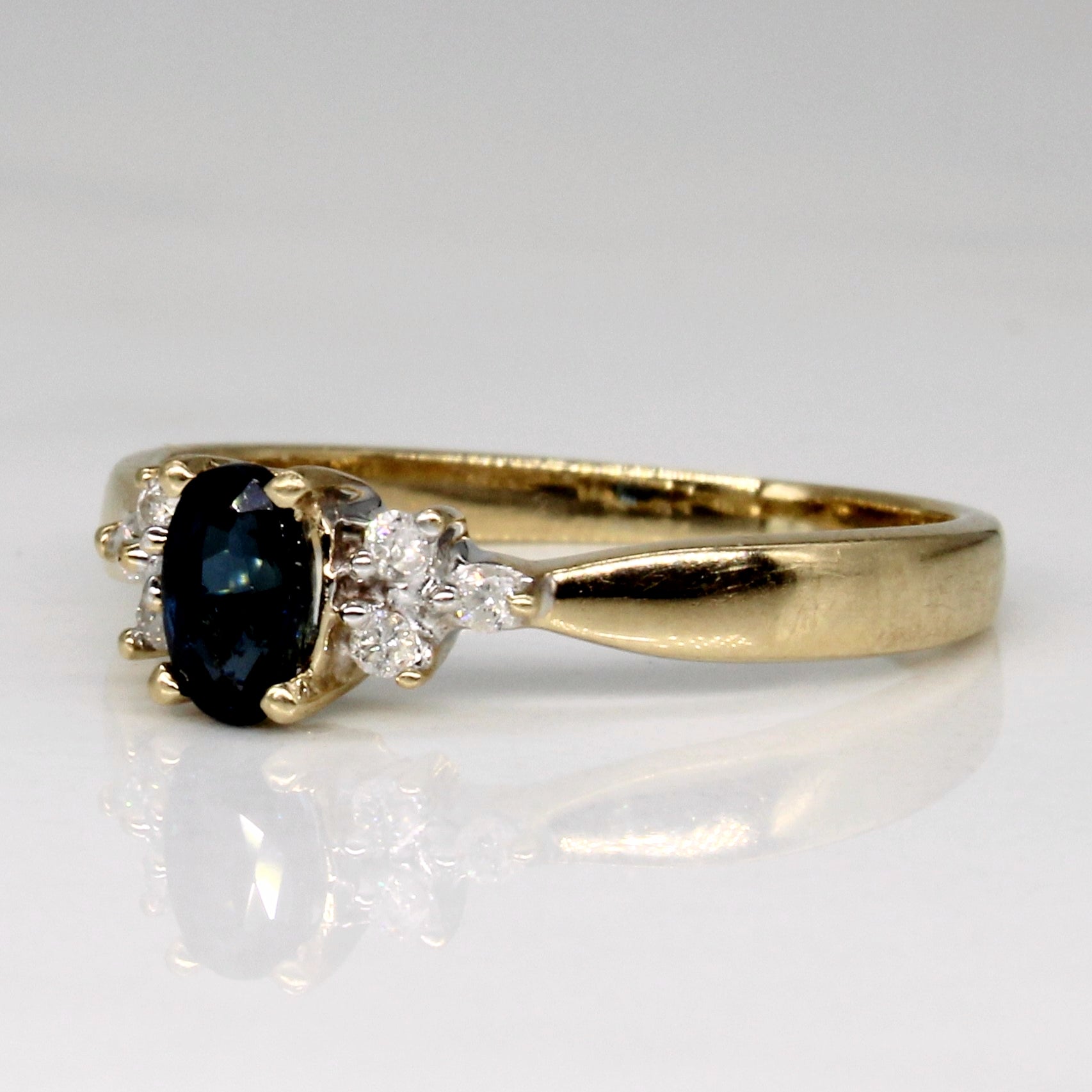 Sapphire & Diamond Cocktail Ring | 0.30ct, 0.05ctw | SZ 5.25 |