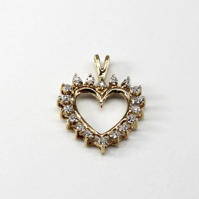 Diamond Heart Pendant | 0.04ctw |