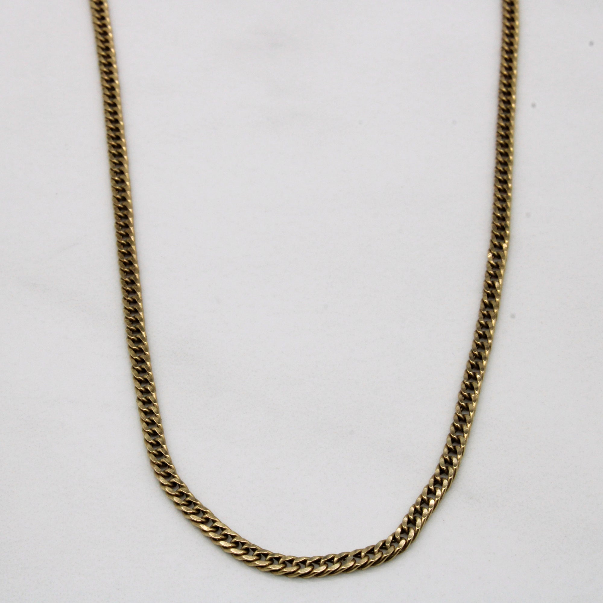 10k Yellow Gold Cuban Link Chain | 22