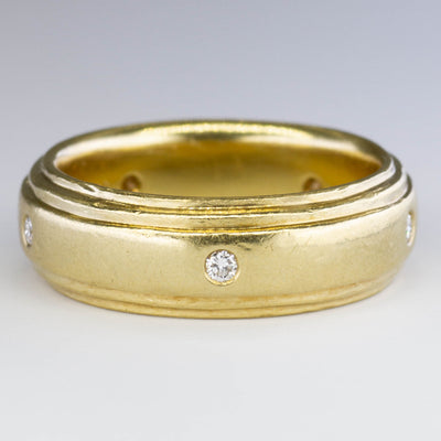 Flush Set Diamond Band | 0.15ctw | SZ 10.5 |