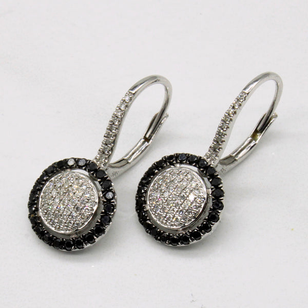 Black & White Diamond Earrings | 0.40ctw |