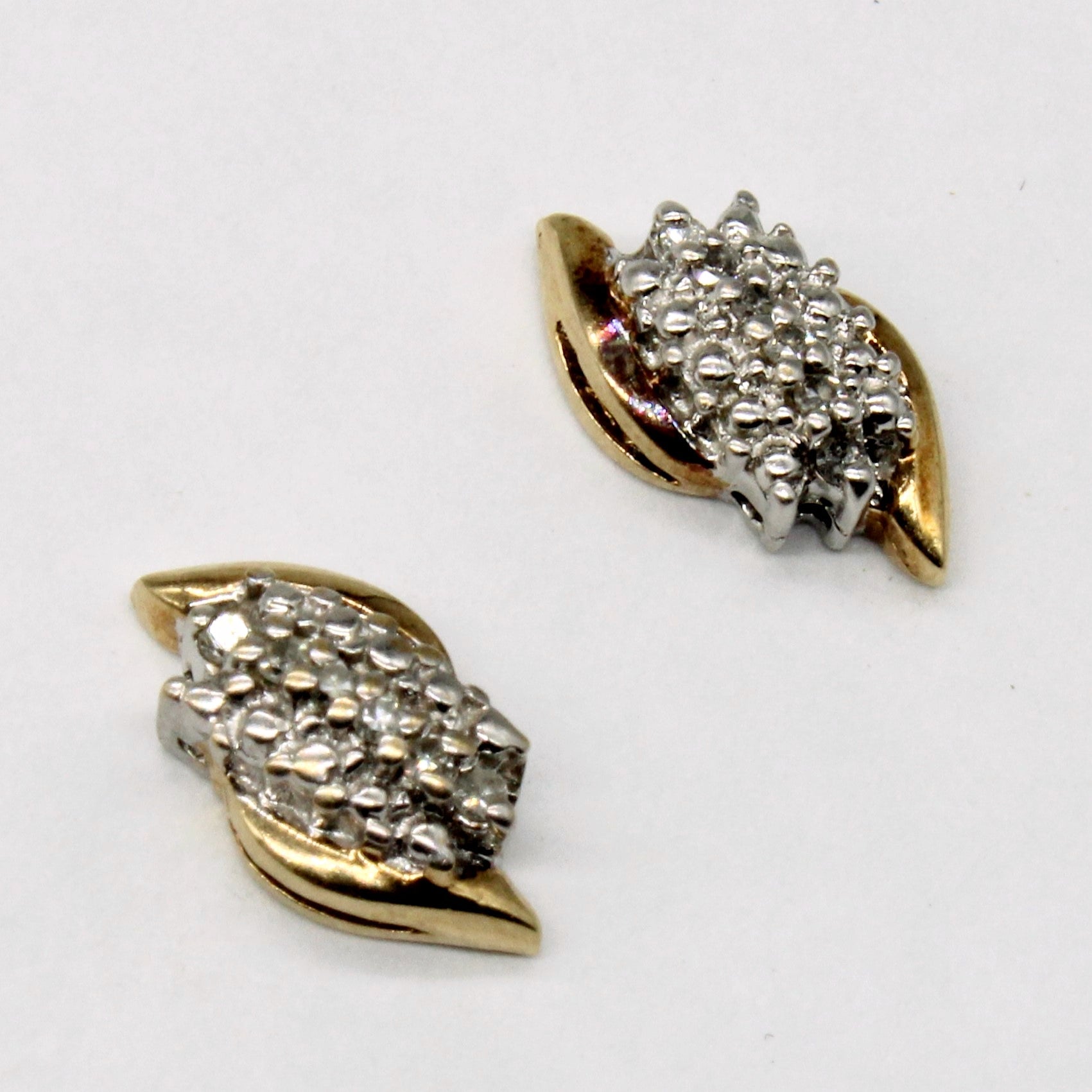 10k Gold and Diamond Earrings | 0.06ctw |