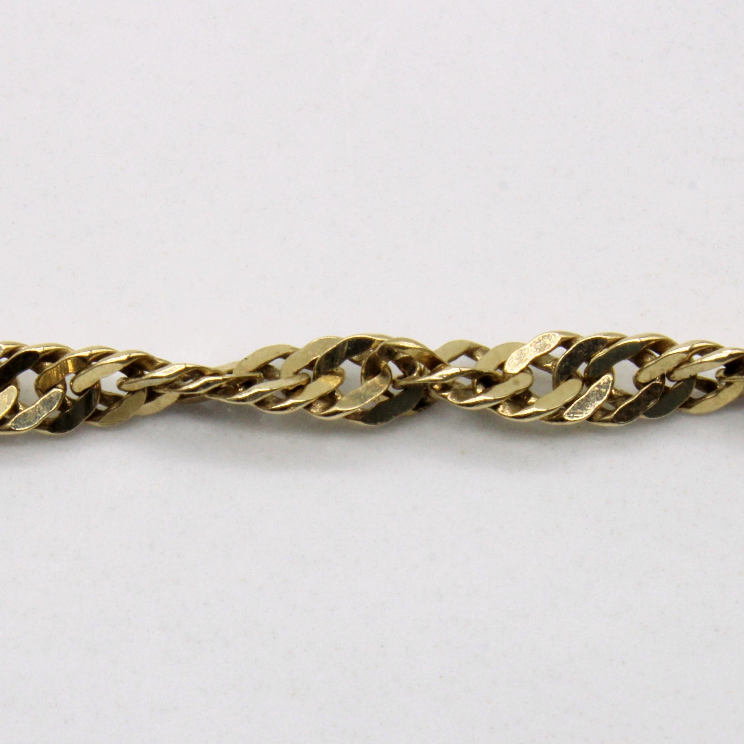 10k Yellow Gold Rope Chain | 18" |