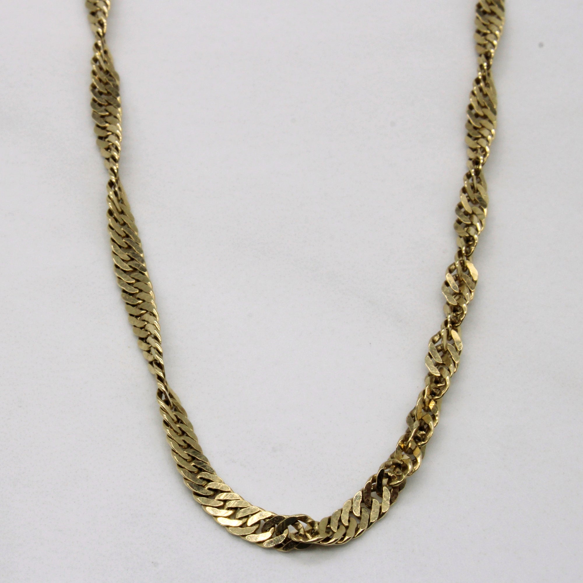 10k Yellow Gold Rope Chain | 18