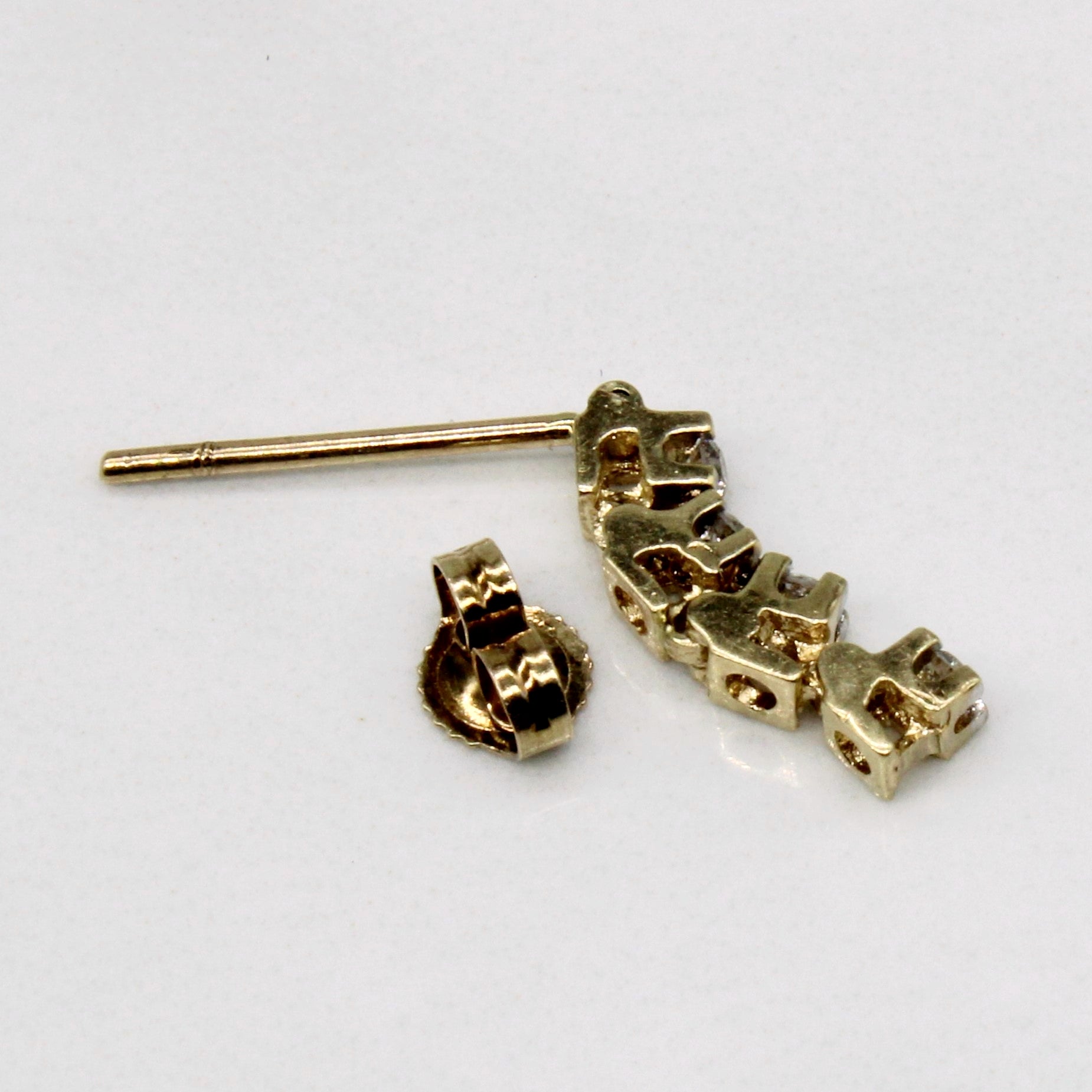 Diamond Column Earrings | 0.16ctw |