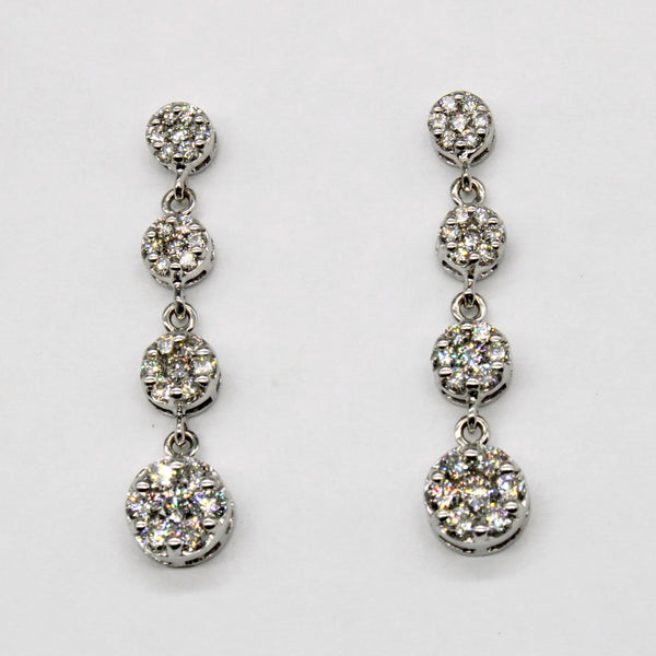 Diamond Drop Earrings | 0.60ctw |