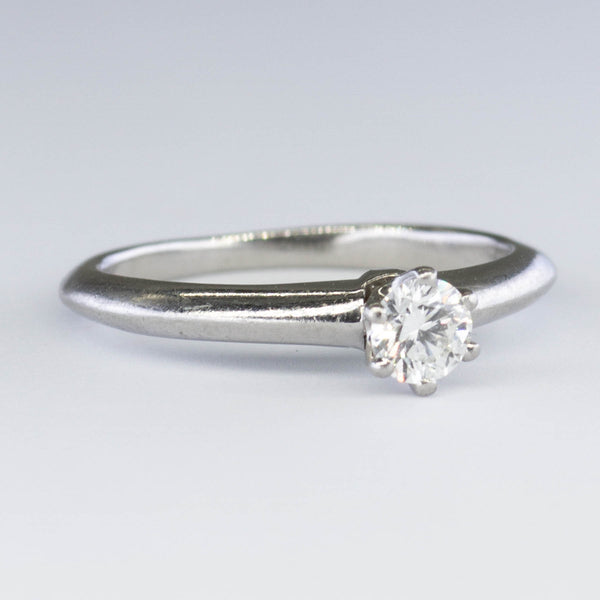 Tiffany & Co.' Solitaire Diamond Engagement Ring | 0.21ct | SZ 3.75 |
