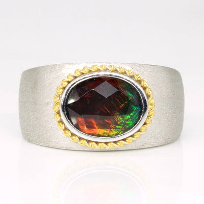 Ammolite Cocktail Ring | 1.70ct | SZ 6 |