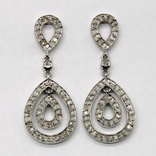 Diamond Drop Earrings | 0.50ctw |