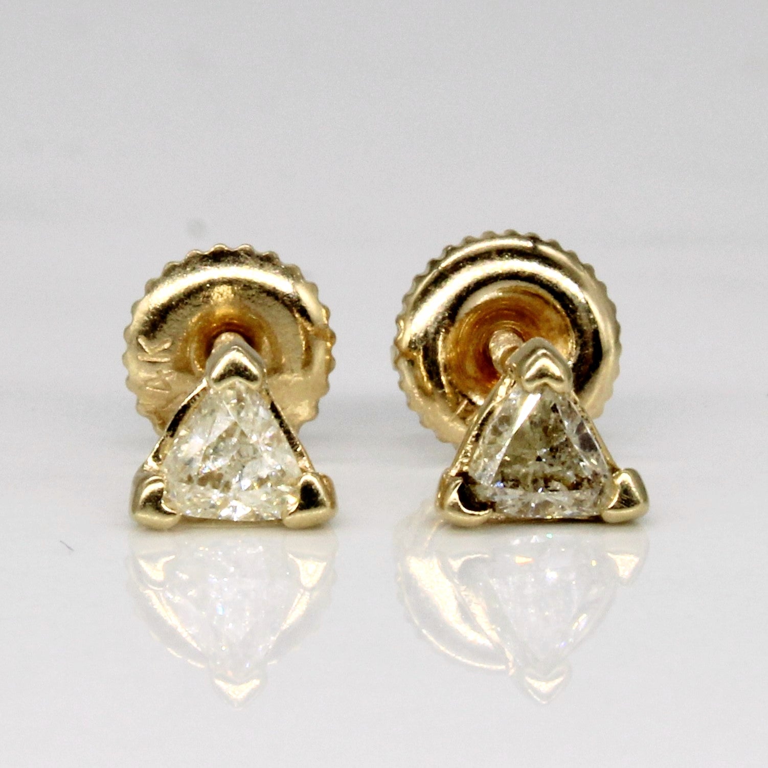 Triangle Cut Diamond Earrings | 0.42ctw |