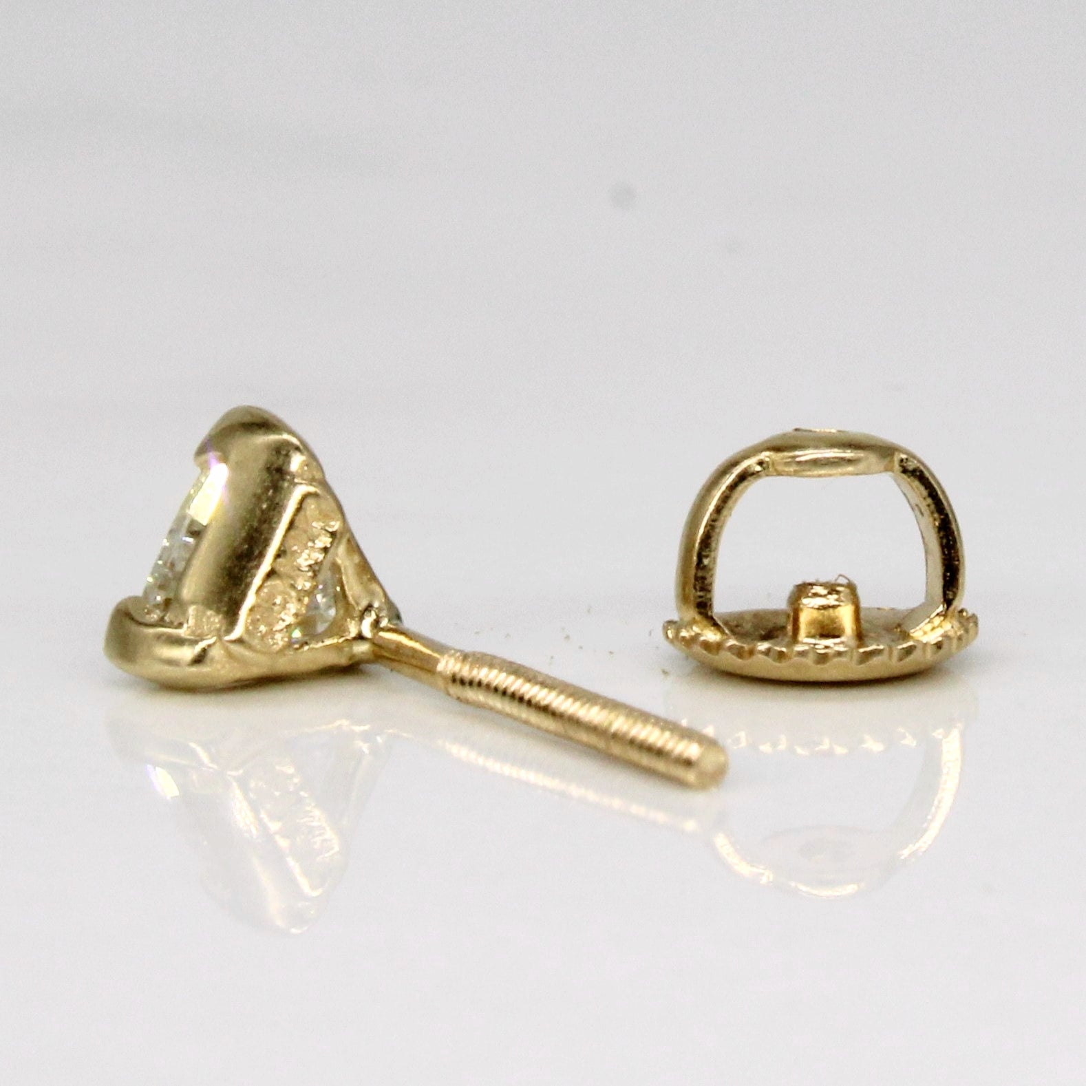 Triangle Cut Diamond Earrings | 0.42ctw |