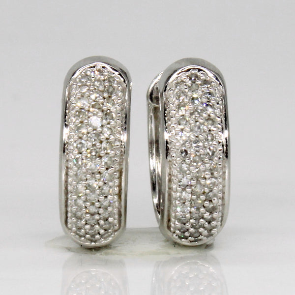 Diamond Hoop Earrings | 0.40ctw |