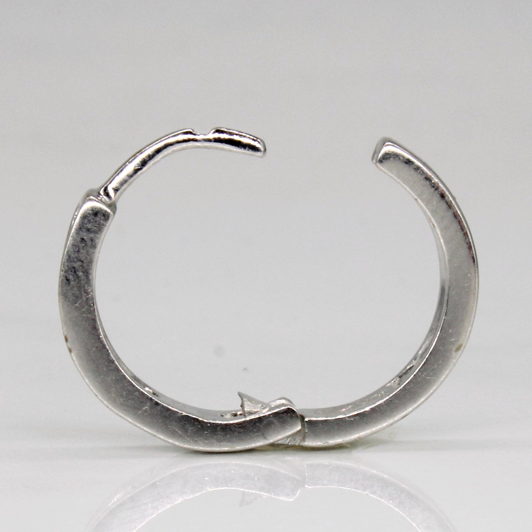 Channel Set Diamond Hoop Earrings | 0.25ctw |