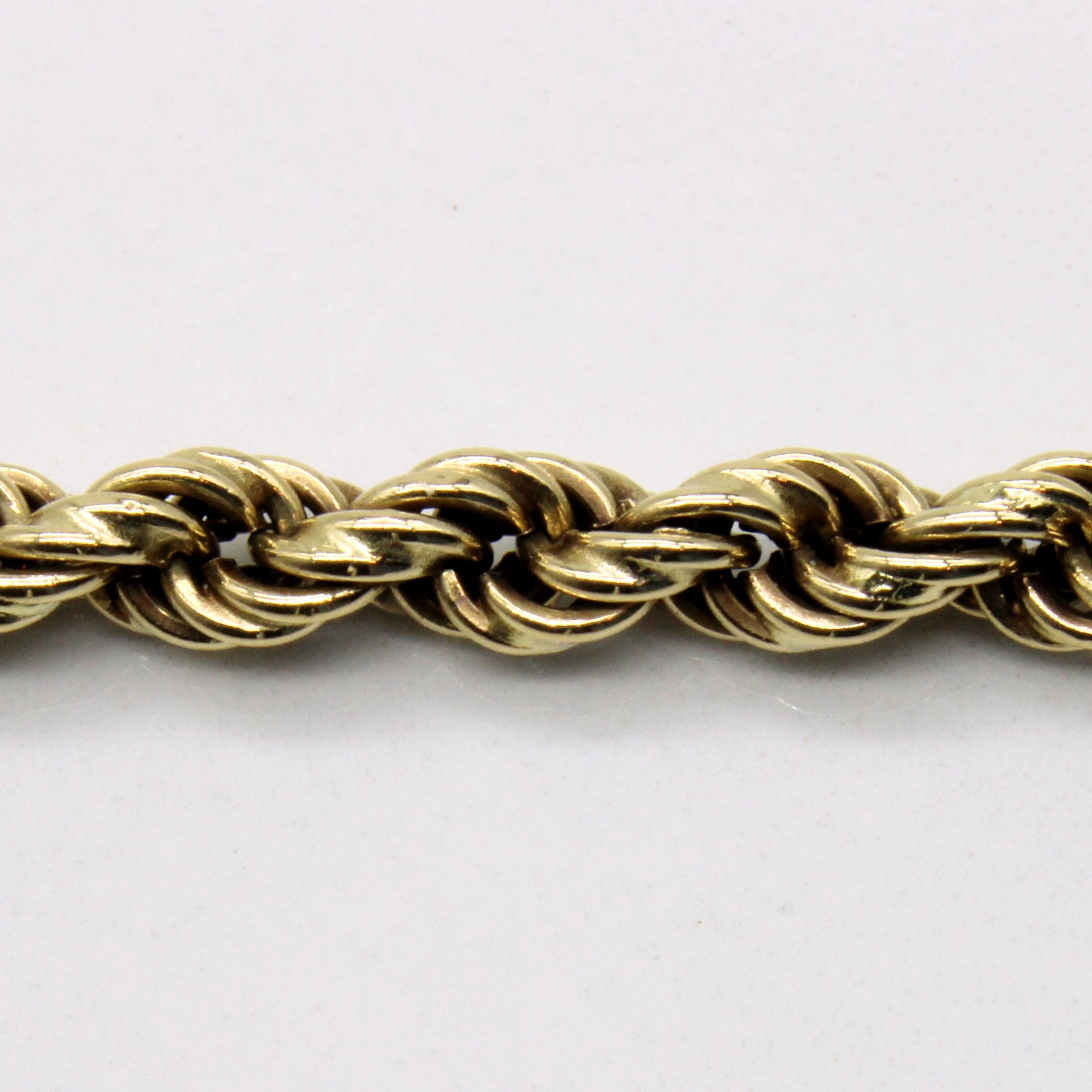 10k Yellow Gold Rope Chain | 20" |