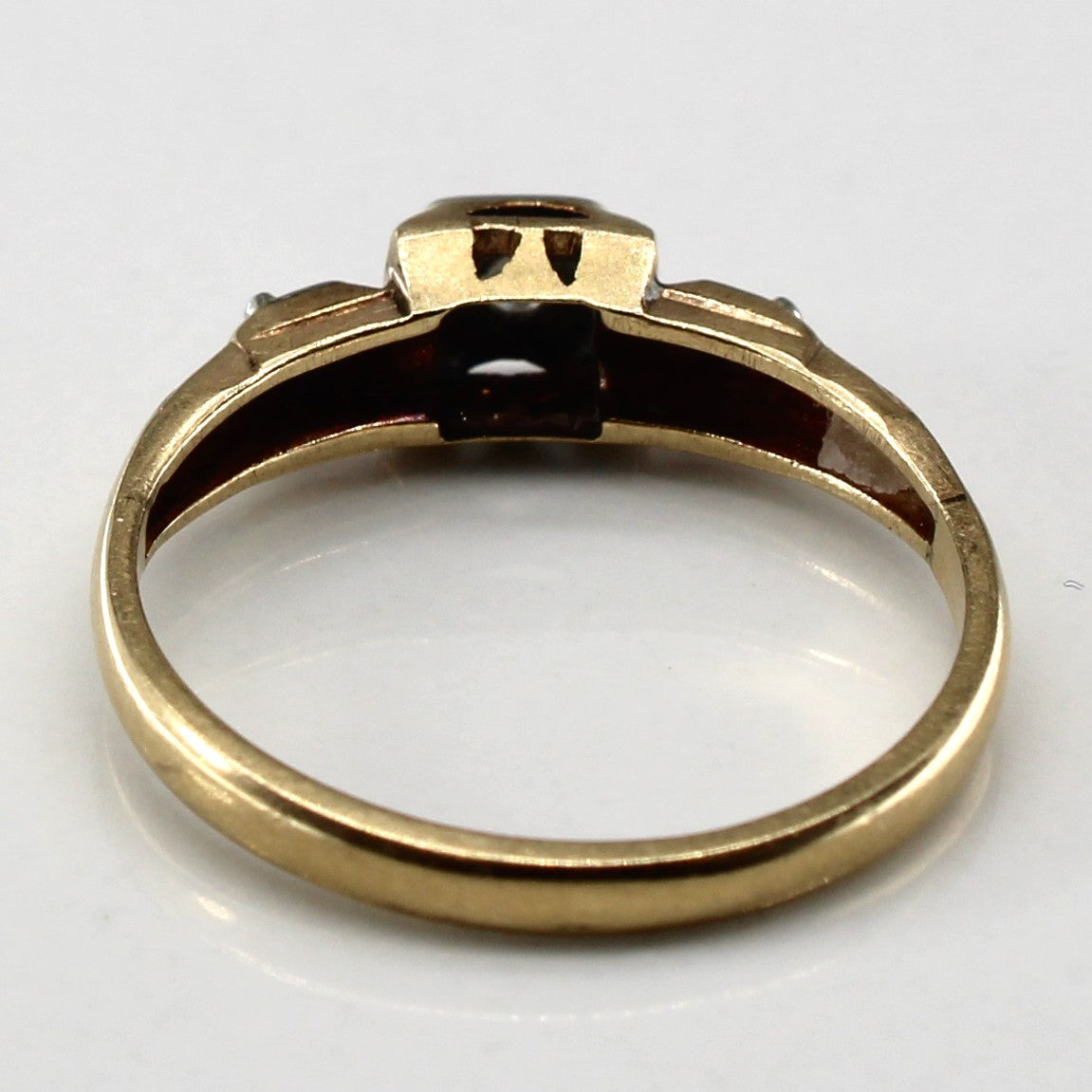 Bague trois diamants | 0,06 ct au total | Taille 5 | 