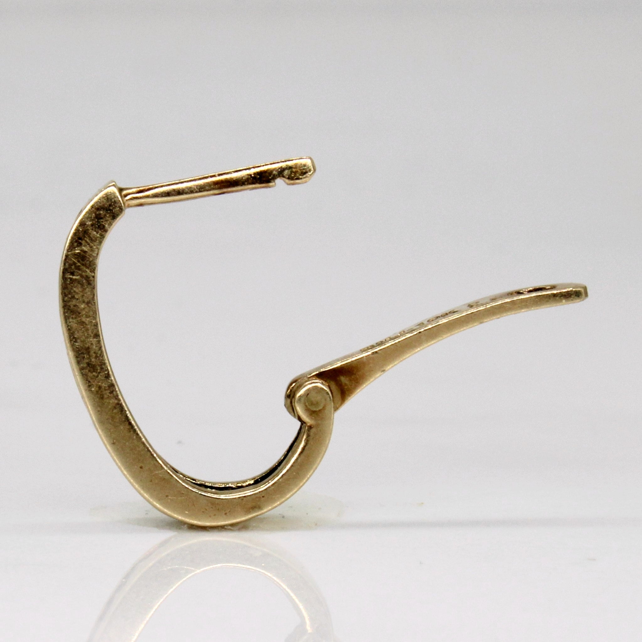 10k Yellow Gold Diamond Hoop Earrings | 0.27ctw |