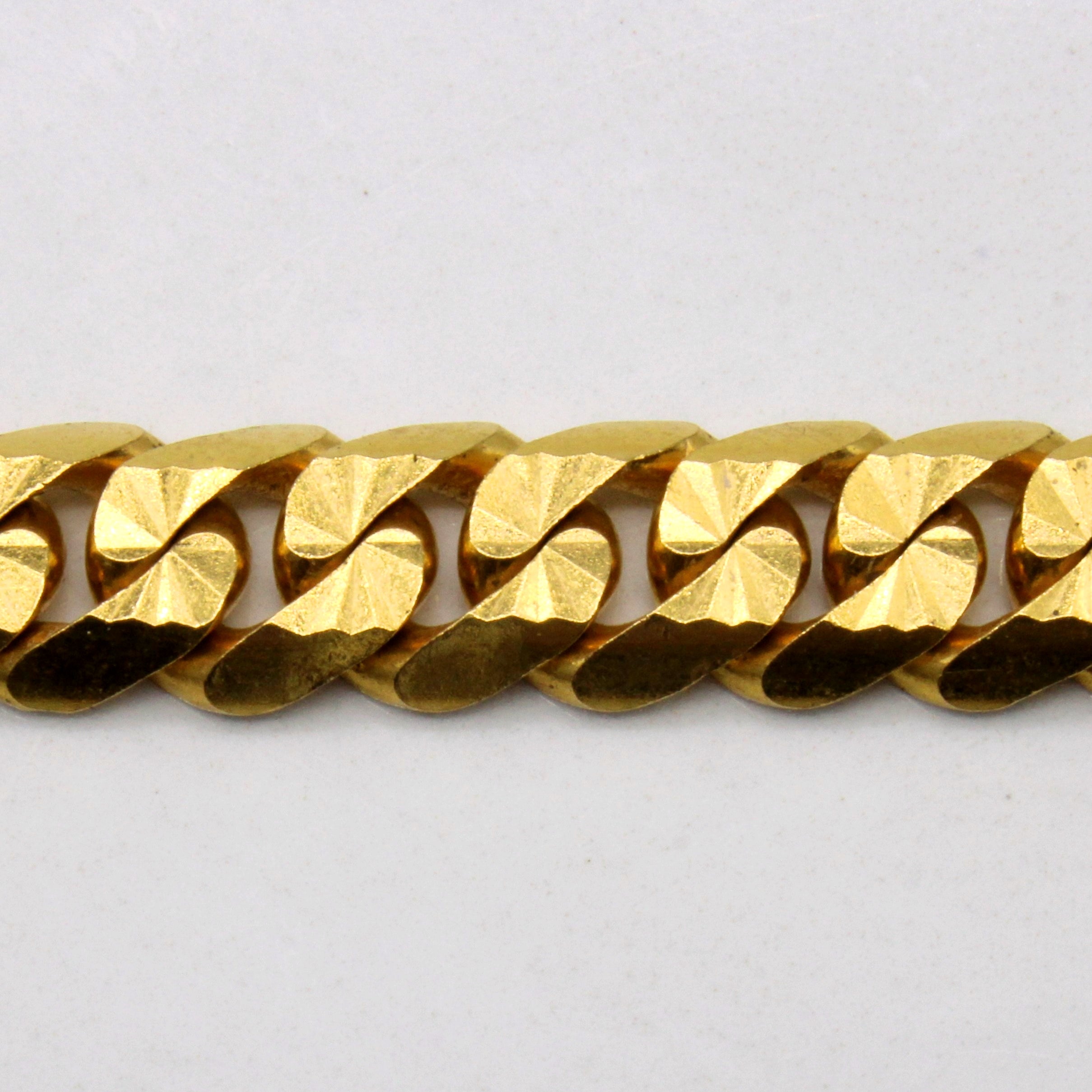 22k Yellow Gold Cuban Link Chain | 20" |