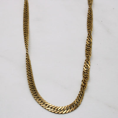 18k Yellow Gold Rope Chain | 22