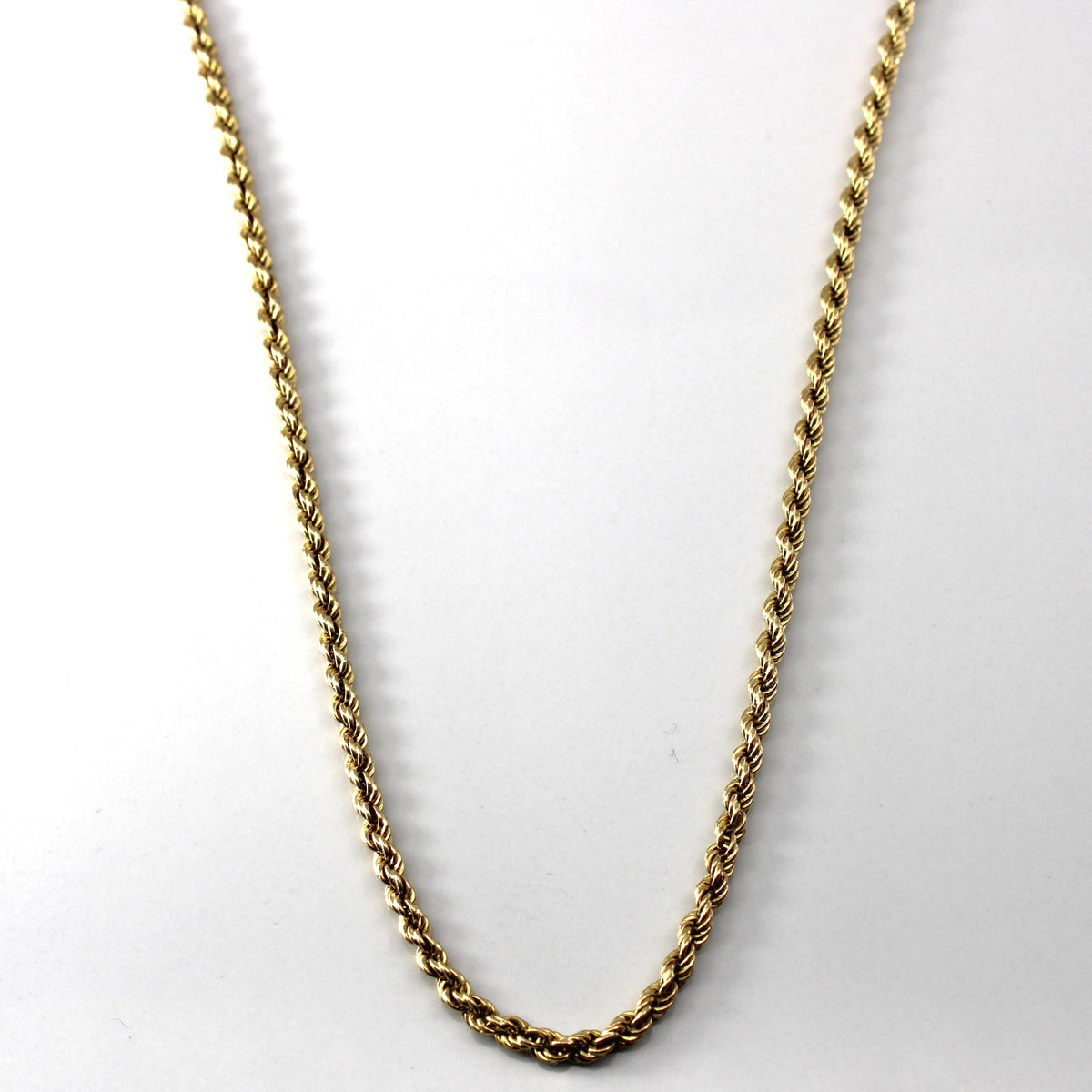14k Yellow Gold Rope Chain | 24