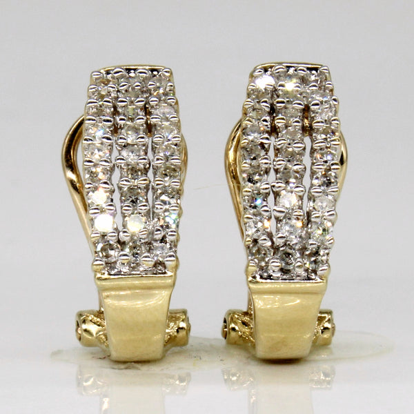 10k Gold Diamond Earrings | 0.54ctw |