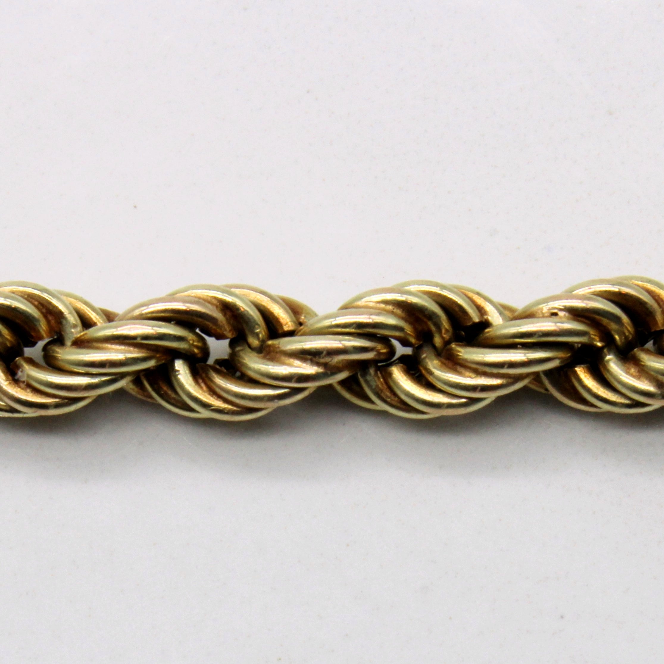 10k Yellow Gold Rope Chain | 24" |