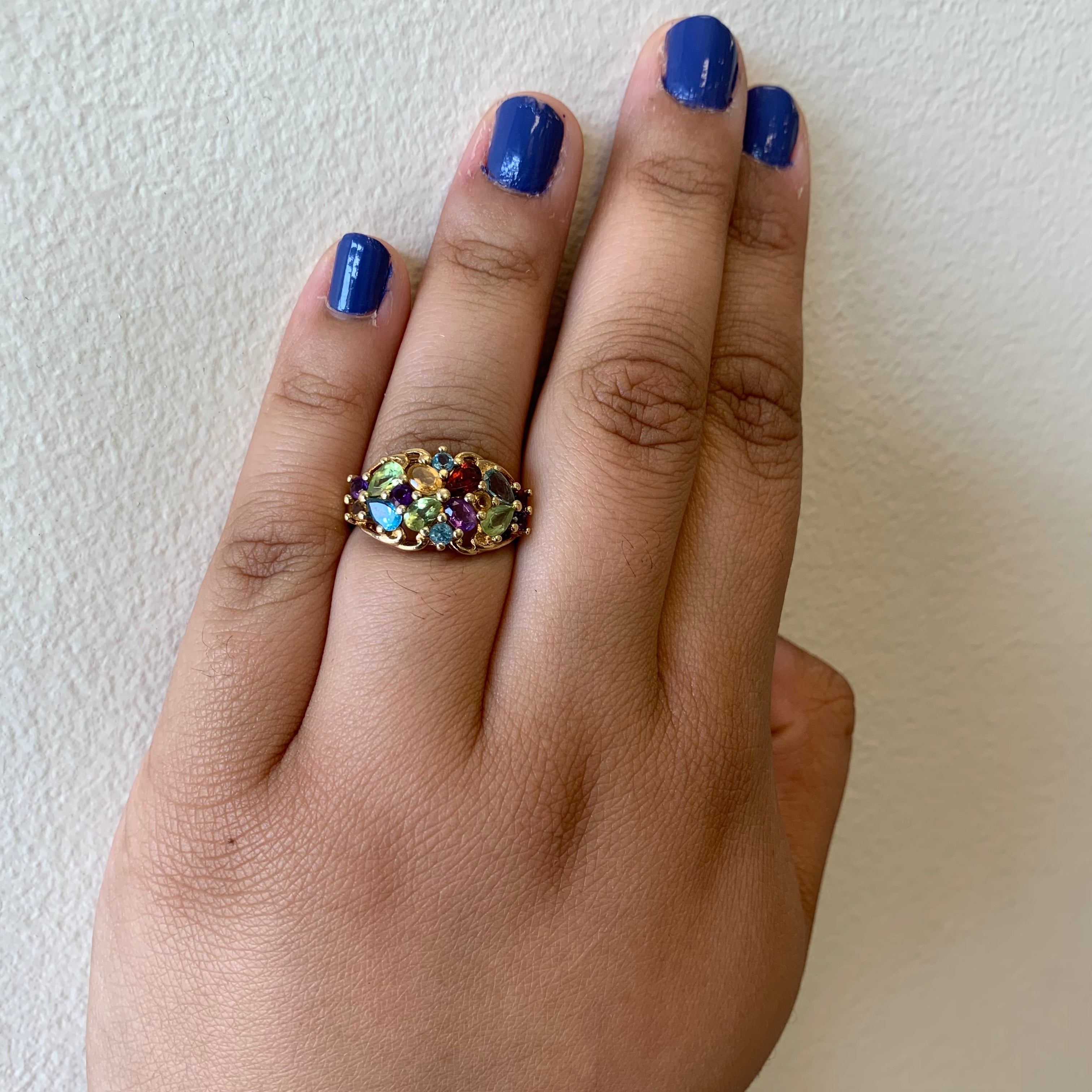 Multi Gemstone Ring | 2.00ctw | SZ 8 |