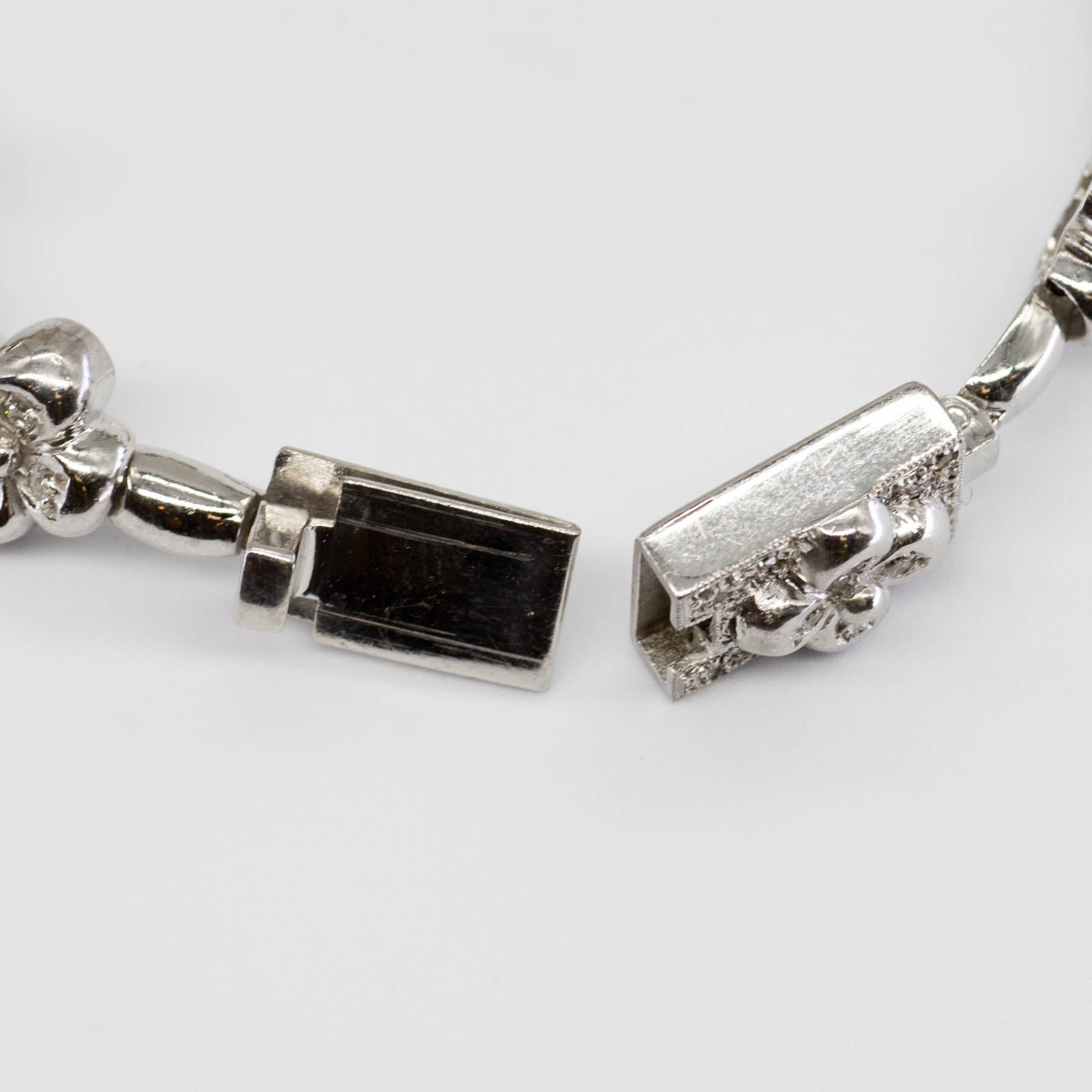 Flower Design Diamond Chain Bracelet | 0.5ctw | 7"|