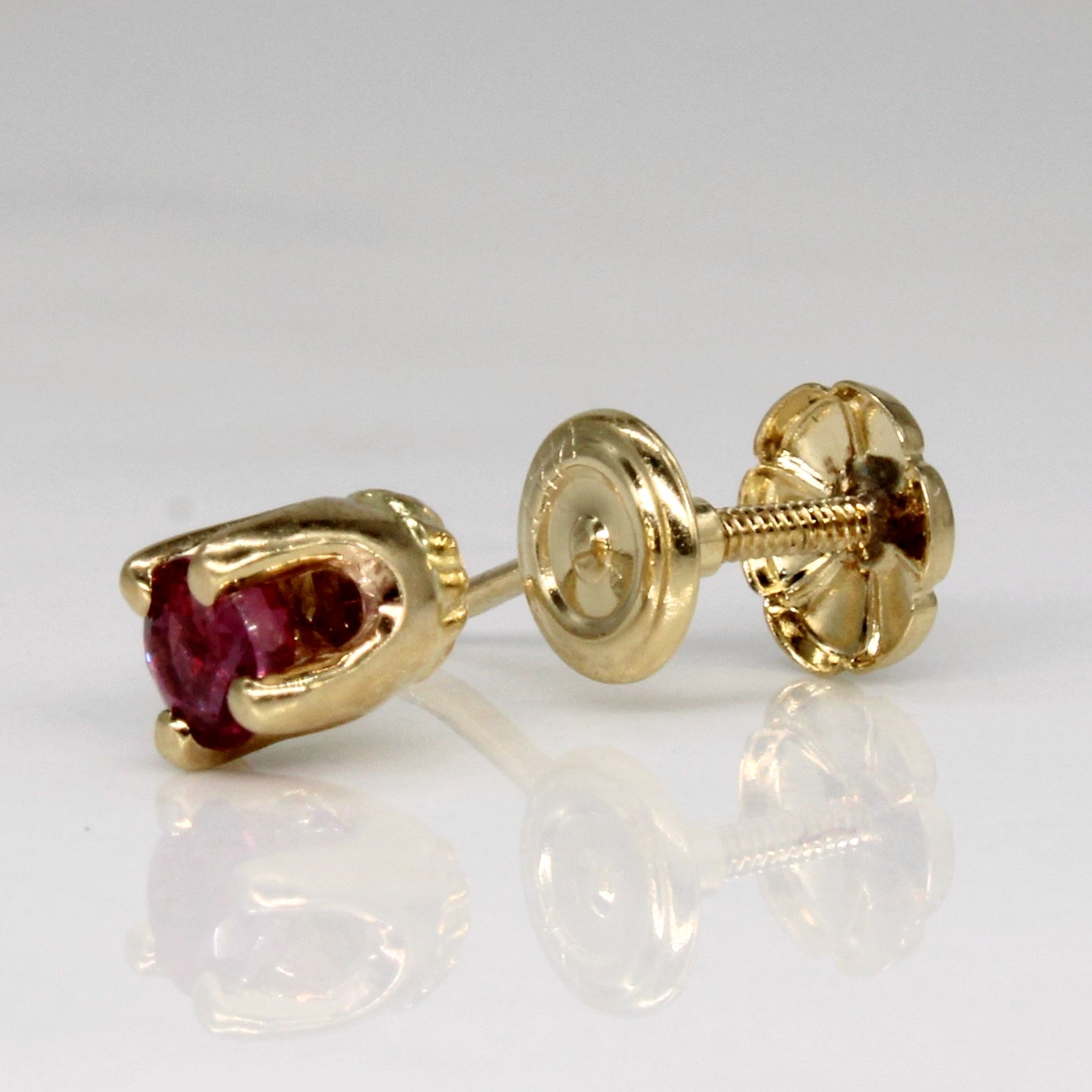 Ruby Screw Back Clip On Earrings | 0.36ctw |
