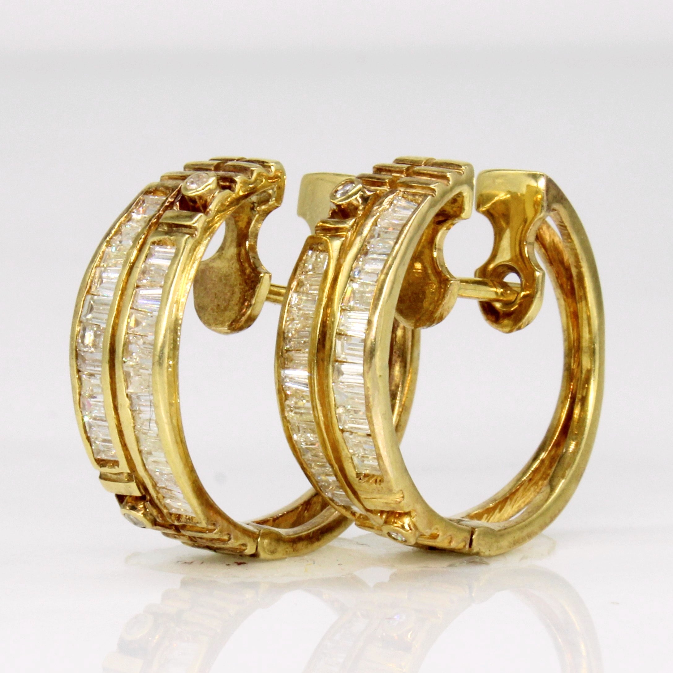 Diamond Hoop Earrings | 0.52ctw |