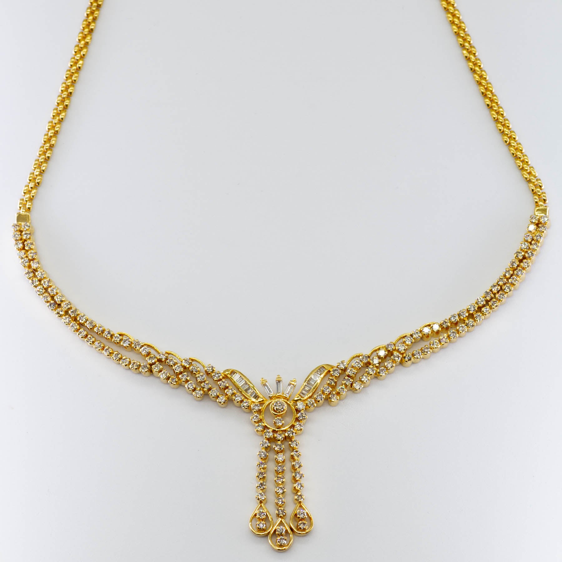 Multi-Diamond Necklace | 4.52ctw | 14"|