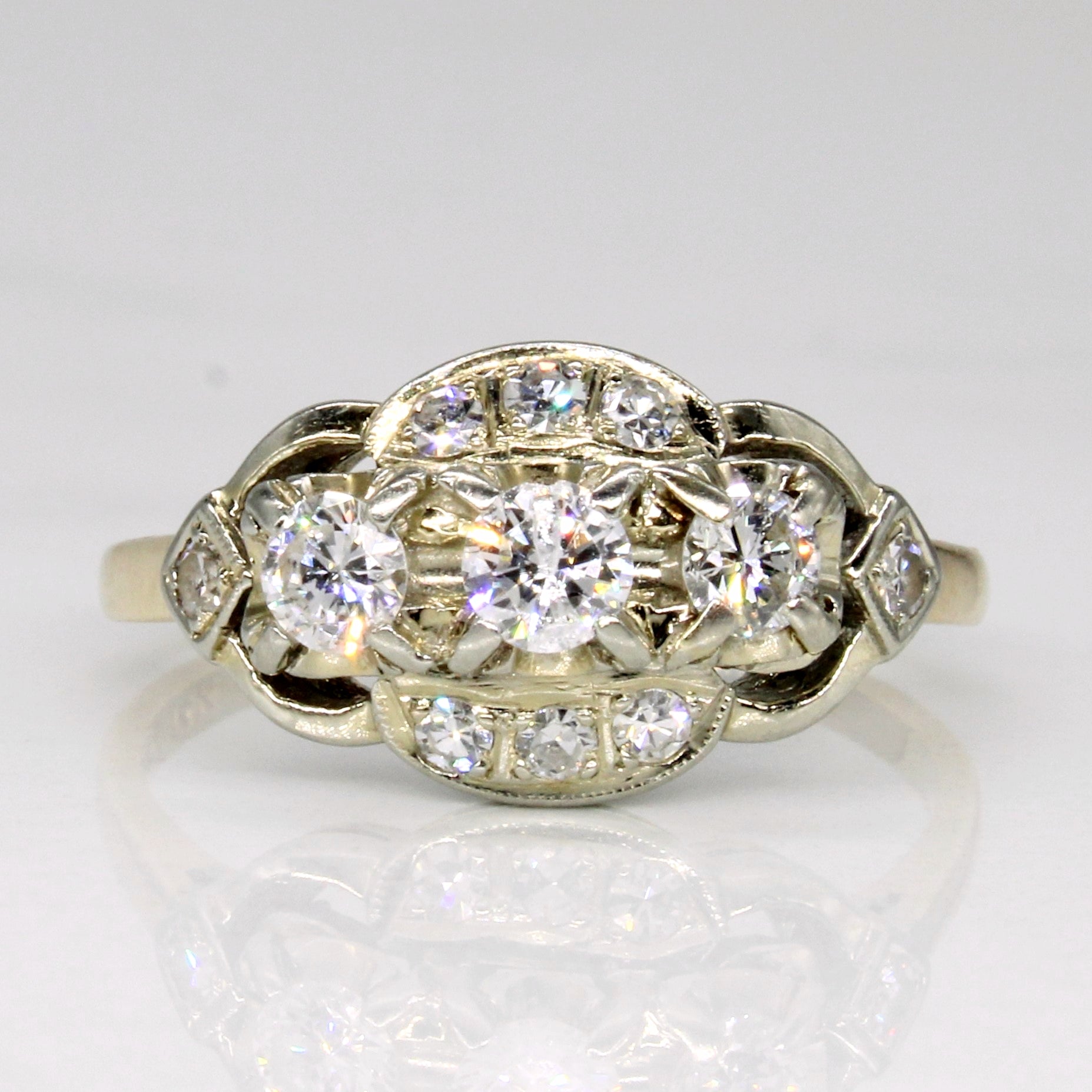 'Birks' Vintage Diamond Ring | 0.55ctw | SZ 7.25 |