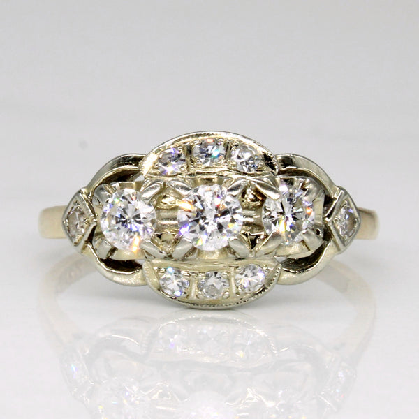 'Birks' Vintage Diamond Ring | 0.55ctw | SZ 7.25 |