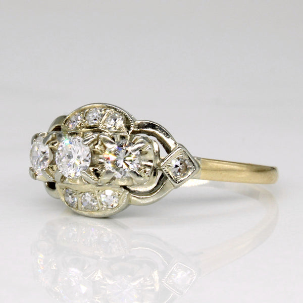 'Birks' Vintage Diamond Ring | 0.55ctw | SZ 7.25 |