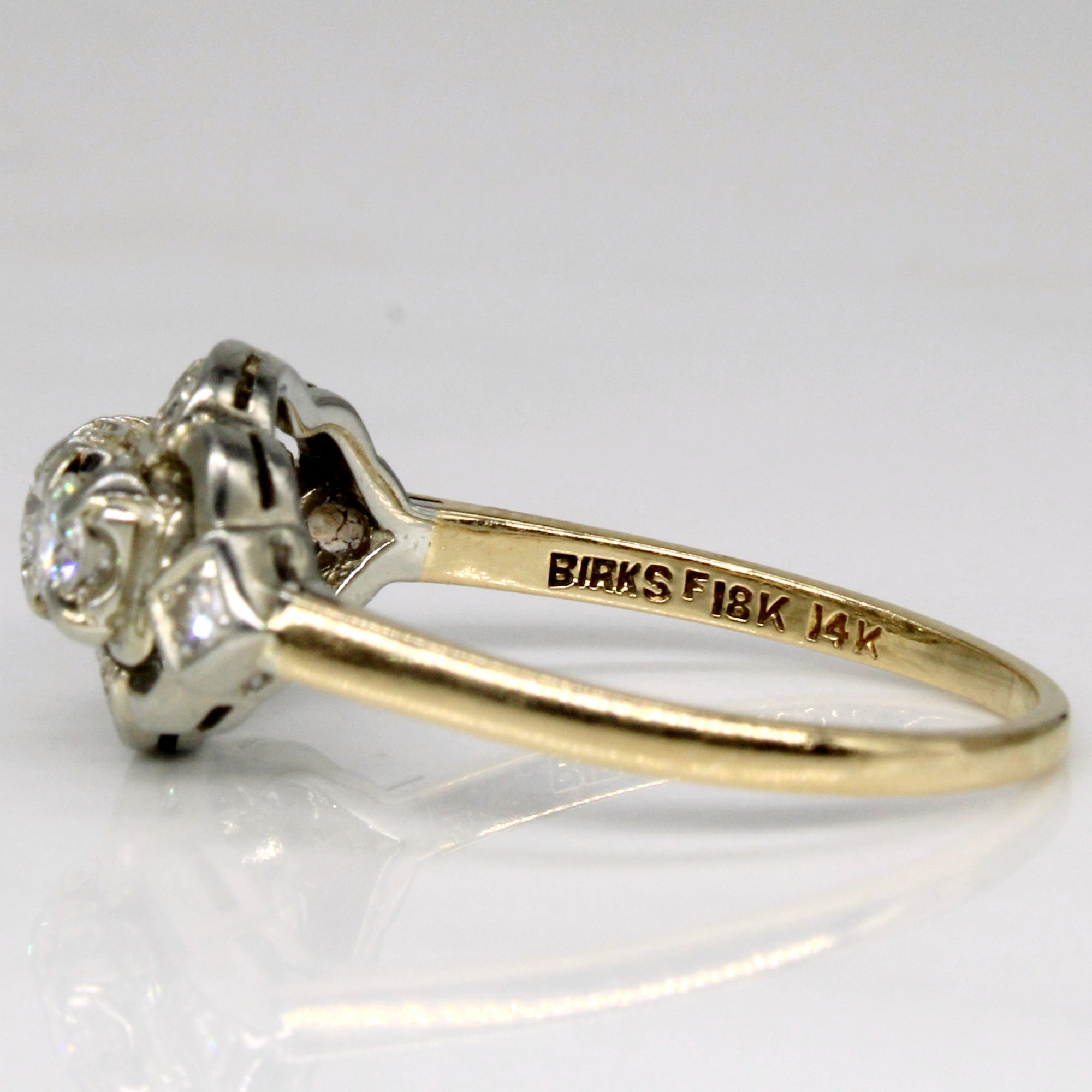 'Birks' Vintage Diamond Ring | 0.55ctw | SZ 7.25 |