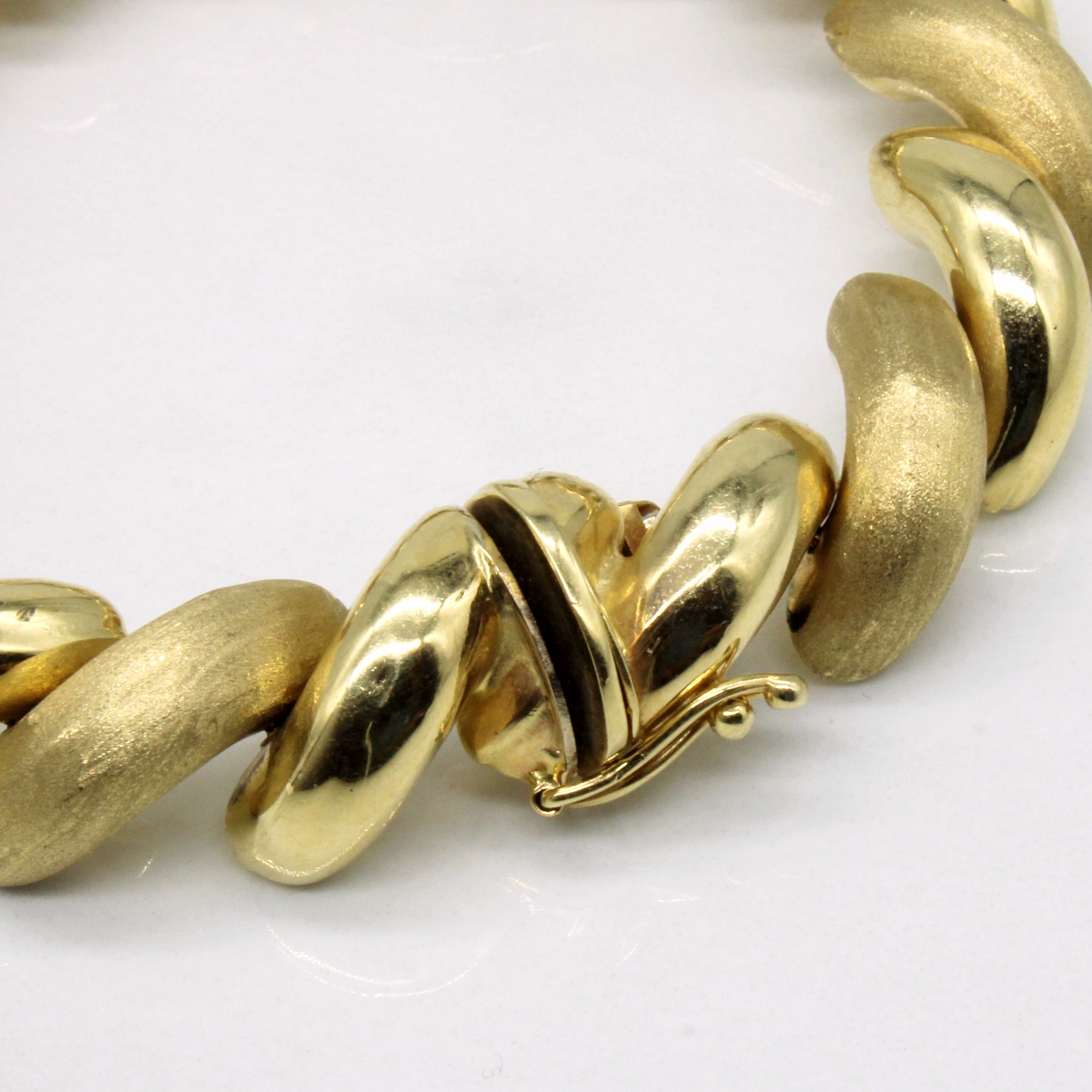 14k Yellow Gold Bracelet | 7" |