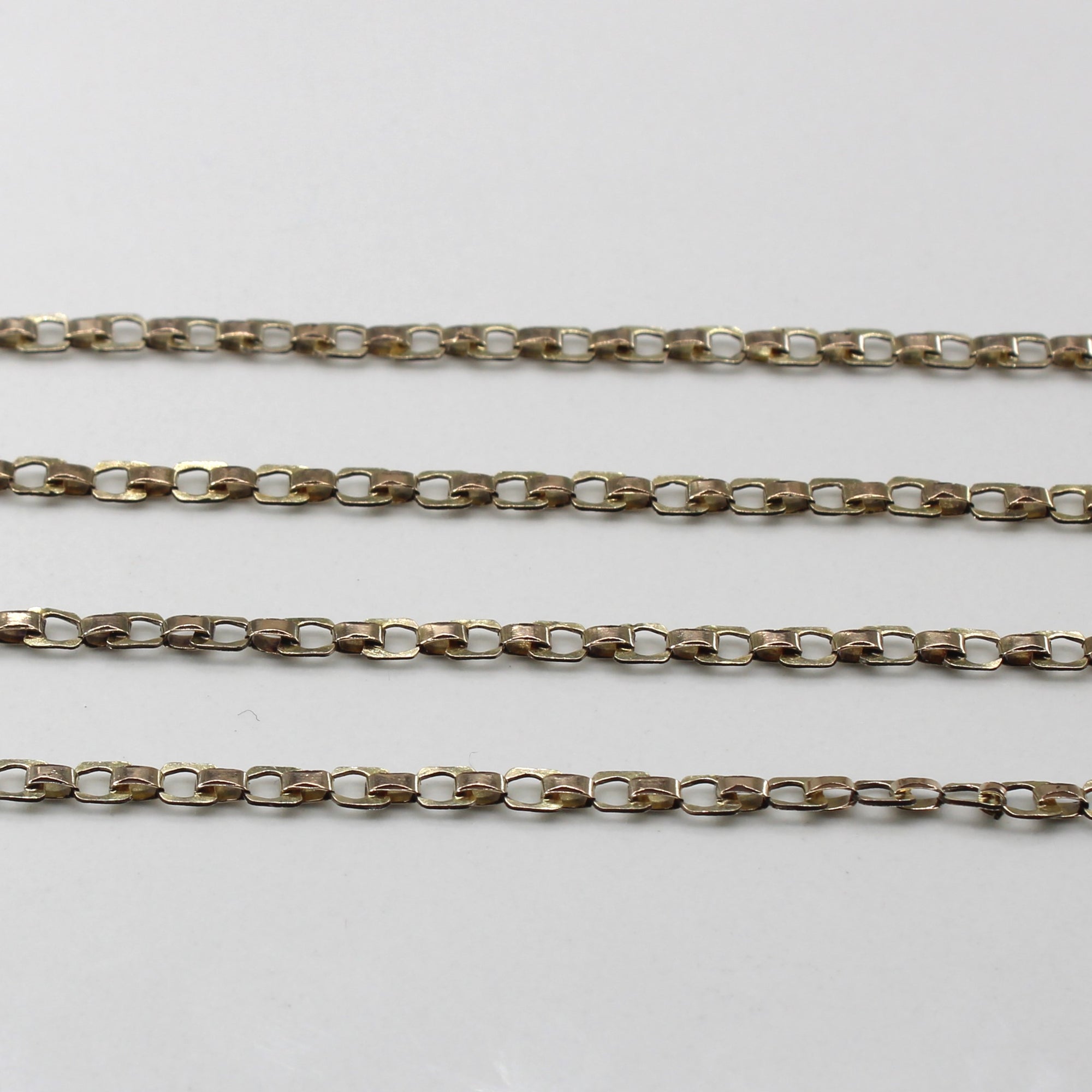 9k Yellow Gold Textured Chain | 20